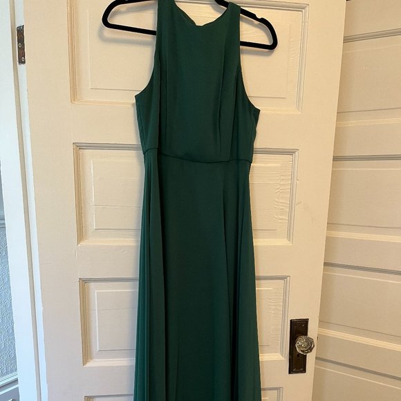 Dessy Green Bridesmaid Dress - Picture 3 of 5